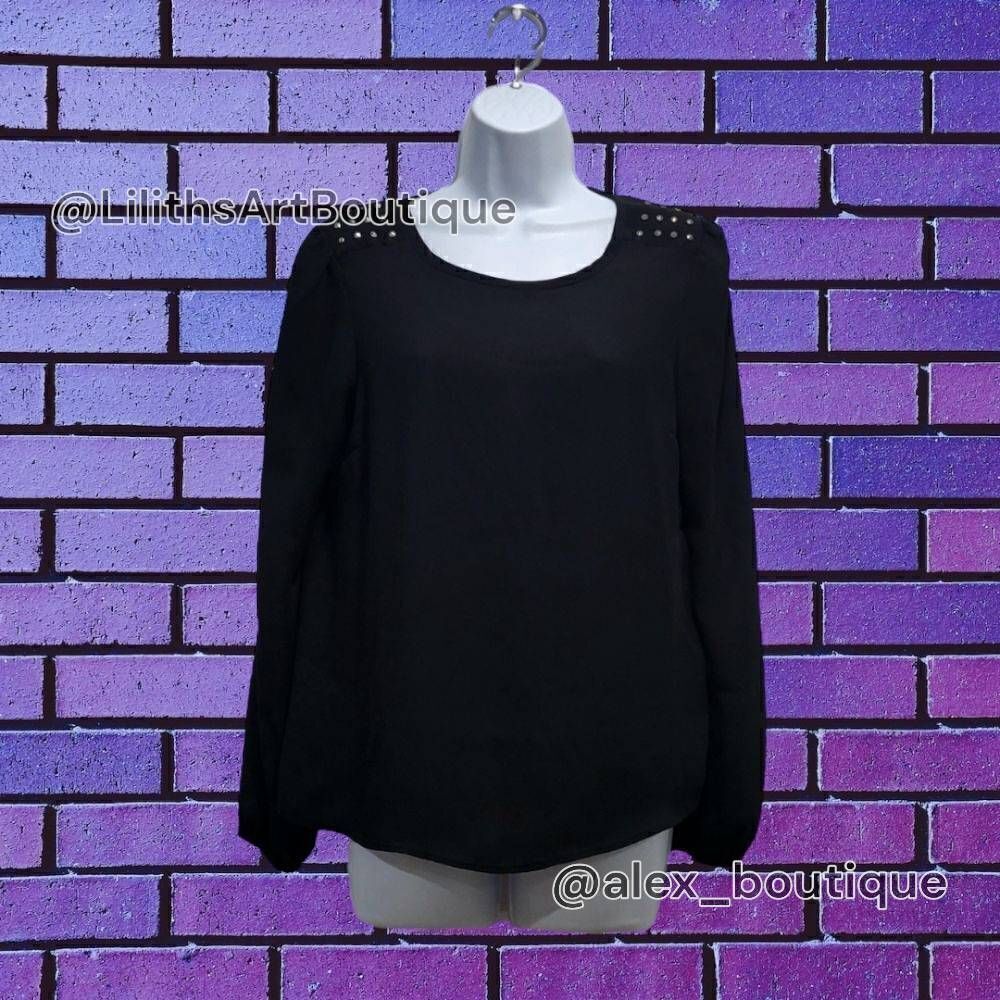 FOREVER 21 Studded Blouse(K014) -Size M for Women